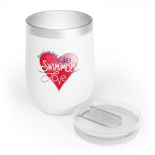 Load image into Gallery viewer, &quot;Swim Mom Love&quot; Stainless Steel 12oz Insulated Tumbler
