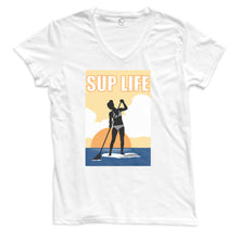 Load image into Gallery viewer, &quot;SUP Life&quot; Women&#39;s V Neck
