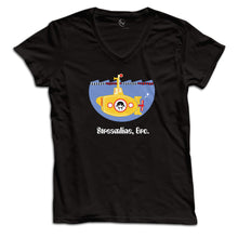 Load image into Gallery viewer, Swimmy “Streamline Sub” Women&#39;s V Neck
