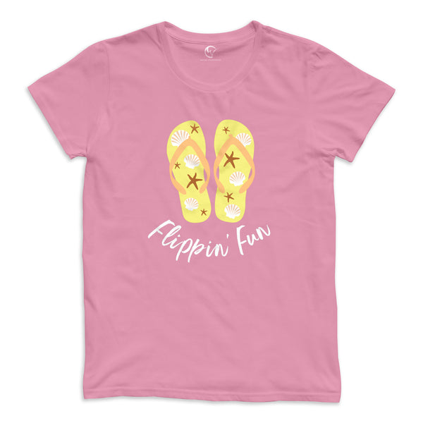 Flippin’ Fun “Shells” Women's Crew Neck