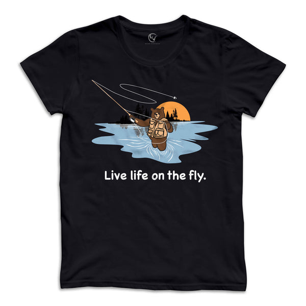 “Live Life On The Fly” Woman's Crew Neck