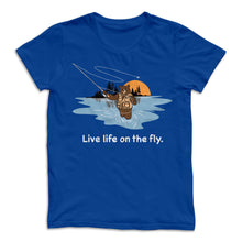Load image into Gallery viewer, “Live Life On The Fly” Woman&#39;s Crew Neck
