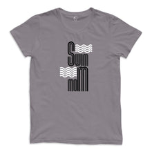 Load image into Gallery viewer, Swim Mom “Modern Waves” Crew Neck Tee
