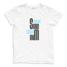Load image into Gallery viewer, Swim Mom “Modern Waves” Crew Neck Tee
