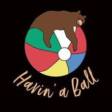 画像をギャラリービューアに読み込む, Water Bear “Havin’ a Ball” Women&#39;s V Neck
