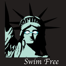 Load image into Gallery viewer, Lady Liberty “Swim Free” Women&#39;s V Neck
