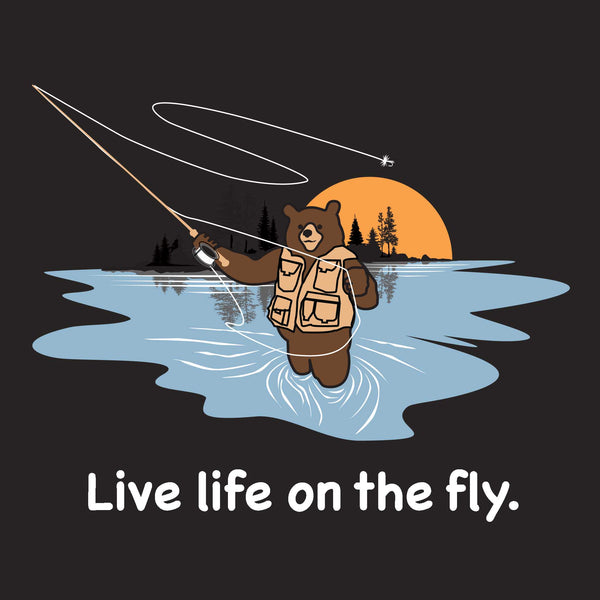“Live Life On The Fly” Woman's Crew Neck