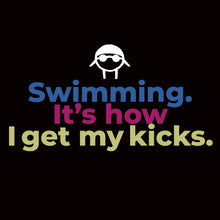 Load image into Gallery viewer, Swimmy “Get My Kicks” Men&#39;s Tee
