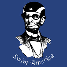 Load image into Gallery viewer, Honest Abe “Swim America” Men&#39;s Tee
