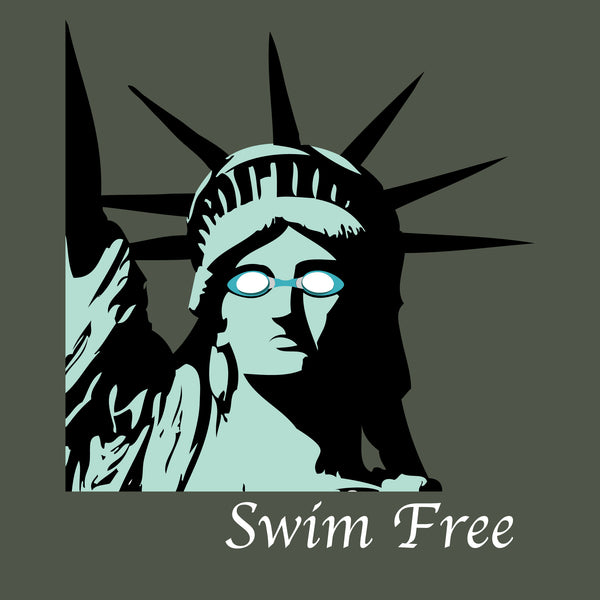 Lady Liberty "Swim Free" Youth Tee