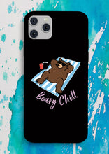 Load image into Gallery viewer, Water Bear “Beary Chill” Towel iPhone Case
