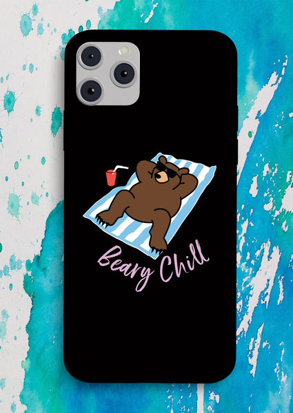 Water Bear “Beary Chill” Towel iPhone Case