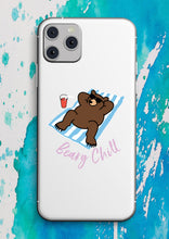 Load image into Gallery viewer, Water Bear “Beary Chill” Towel iPhone Case
