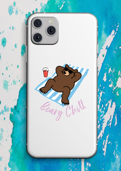Water Bear “Beary Chill” Towel iPhone Case