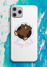 Load image into Gallery viewer, Water Bear “Beary Chill” iPhone Case
