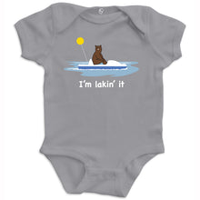 Load image into Gallery viewer, Water Bear &quot;Lakin&#39; It&quot; Baby Onsie
