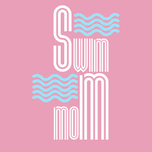 画像をギャラリービューアに読み込む, Swim Mom “Modern Waves” Crew Neck Tee
