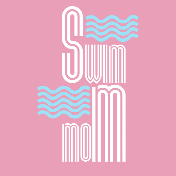 Swim Mom “Modern Waves” Crew Neck Tee