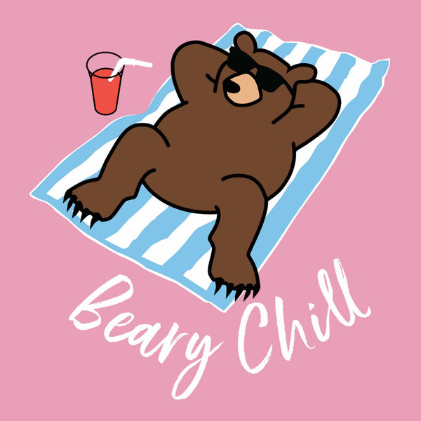 Water Bear "Beary Chill Towel" Women's Crew Neck