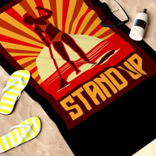 画像をギャラリービューアに読み込む, SUP &quot;Stand Up&quot; Women&#39;s Beach Towel
