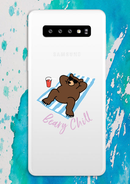 Water Bear “Beary Chill” Towel Samsung Phone Case