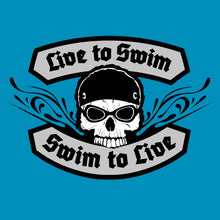 Load image into Gallery viewer, &quot;Live To Swim&quot; Women&#39;s Crew Neck Tee
