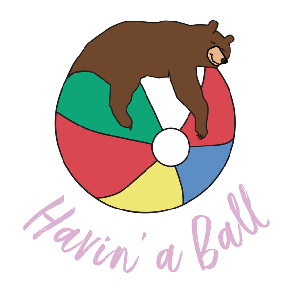 Water Bear "Havin' a Ball" Baby Onesie