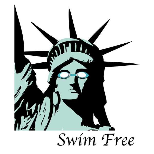 Lady Liberty "Swim Free" Men's Tee