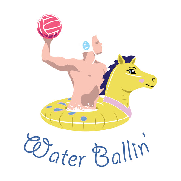 “Water Ballin’ Horsey” Women's V Neck