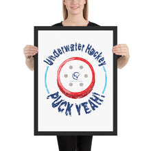 Load image into Gallery viewer, &quot;Puck Yeah&quot; Framed Poster
