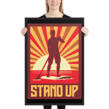 Load image into Gallery viewer, SUP &quot;Stand UP&quot; Framed poster
